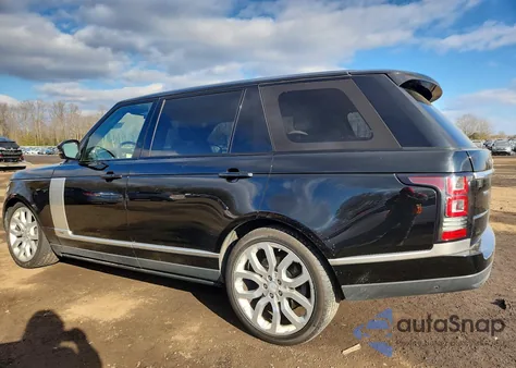 2016 Land Rover Range Rover Supercharged z USA, uszkodzony, nr VIN SALGS3EF2GA252238